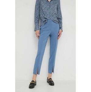 Kalhoty Sisley dámské, přiléhavé, high waist