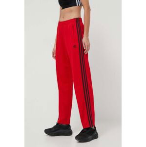 Tepláky adidas Originals červená barva, s aplikací, IM9809