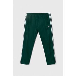 Tepláky adidas Originals zelená barva, s potiskem, IP0419