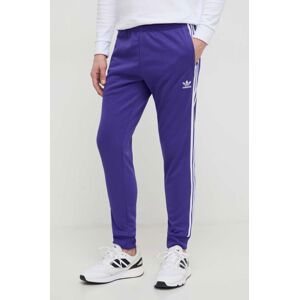 Tepláky adidas Originals fialová barva, s aplikací, IR9877