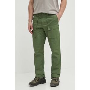 Kalhoty Columbia Landroamer Cargo pánské, zelená barva, jednoduché, 2076041