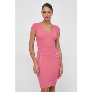 Šaty Marciano Guess ATENA růžová barva, mini, 4RGK00 5755Z