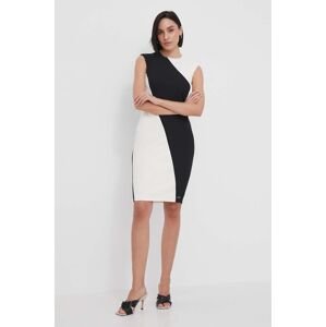 Šaty Calvin Klein černá barva, mini, K20K207021