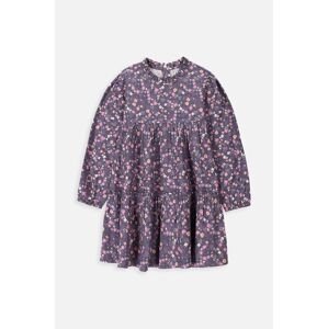 Dívčí šaty Coccodrillo fialová barva, mini