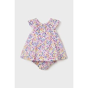 Dětské bavlněné šaty Mayoral Newborn mini