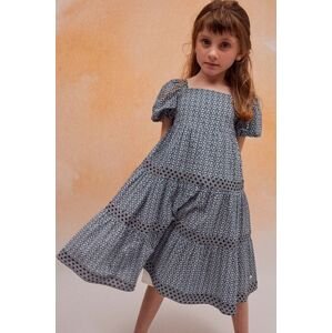 Dětské bavlněné šaty zippy midi