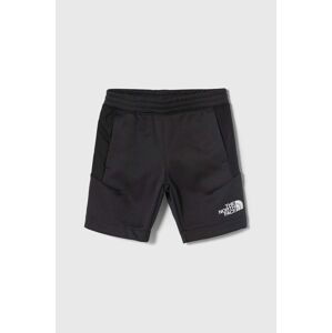 Dětské kraťasy The North Face MOUNTAIN ATHLETICS SHORTS šedá barva, nastavitelný pas