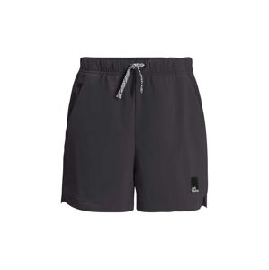 Dětské kraťasy Jack Wolfskin TEEN SHORTS B černá barva