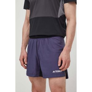 Sportovní šortky adidas TERREX Multi pánské, černá barva, IP4864