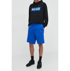 Bavlněné šortky Hugo Blue
