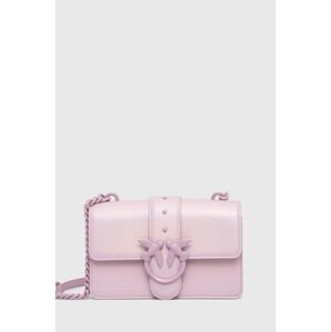 Kožená kabelka Pinko růžová barva, 100059.A124