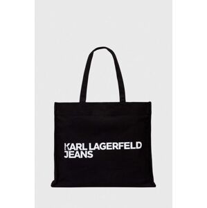 Kabelka Karl Lagerfeld Jeans černá barva