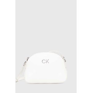 Kabelka Calvin Klein bílá barva