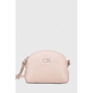 Kabelka Calvin Klein růžová barva, K60K611880