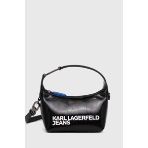 Kabelka Karl Lagerfeld Jeans černá barva