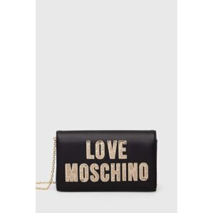 Kabelka Love Moschino černá barva