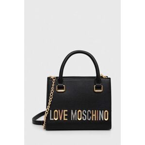 Kabelka Love Moschino černá barva