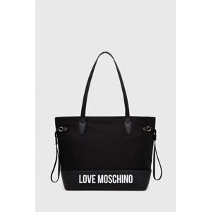 Kabelka Love Moschino černá barva