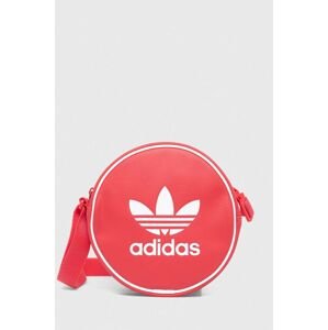 Ledvinka adidas Originals červená barva, IS4548