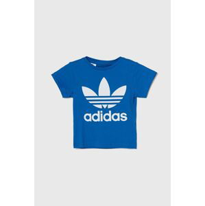 Dětské bavlněné tričko adidas Originals TREFOIL TEE s potiskem