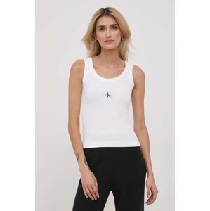 Top Calvin Klein Jeans dámský, bílá barva, J20J222566