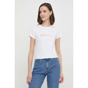Top Calvin Klein Jeans dámský, bílá barva