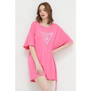 Tričko Guess růžová barva, E4GI00 K68D2