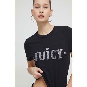 Tričko Juicy Couture černá barva