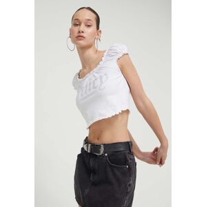 Top Juicy Couture dámský, bílá barva