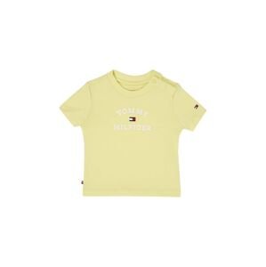 Kojenecké tričko Tommy Hilfiger žlutá barva