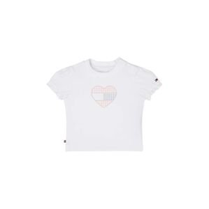 Kojenecké tričko Tommy Hilfiger bílá barva