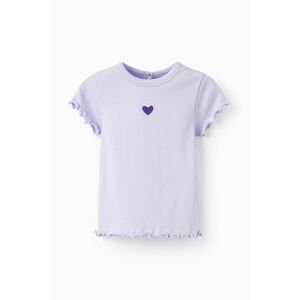 Kojenecké tričko zippy fialová barva