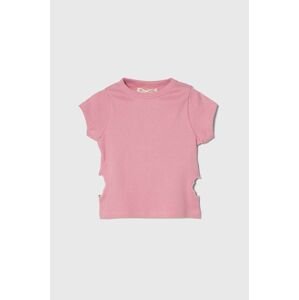 Dětské tričko zippy růžová barva