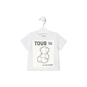 Dětské bavlněné tričko Tous bílá barva, s potiskem
