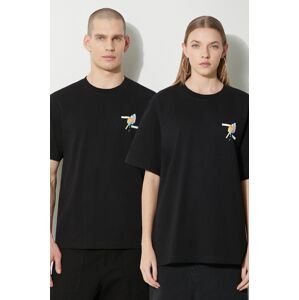 Bavlněné tričko Filling Pieces Gelato černá barva, s potiskem, 74434021861