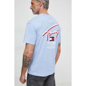 Bavlněné tričko Tommy Jeans s potiskem