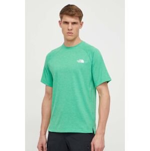 Sportovní tričko The North Face Foundation zelená barva