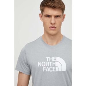 Sportovní tričko The North Face Reaxion Easy šedá barva, s potiskem