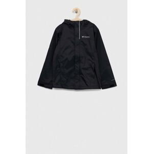 Dětská bunda Columbia Watertight Jacket černá barva