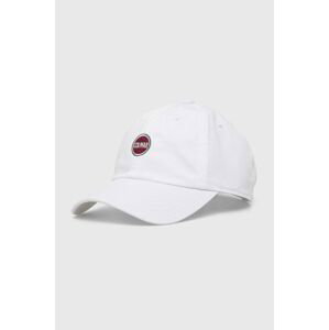 Bavlněná baseballová čepice Colmar bílá barva, s aplikací