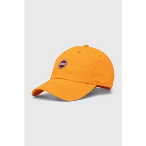 Bavlněná baseballová čepice Colmar oranžová barva, s aplikací