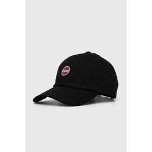 Bavlněná baseballová čepice Colmar černá barva, s aplikací