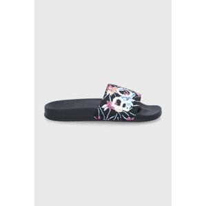 Pantofle Roxy Slippy dámské, černá barva, ARJL100679