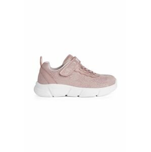 Dětské sneakers boty Geox růžová barva