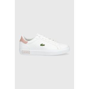 Dětské sneakers boty Lacoste růžová barva