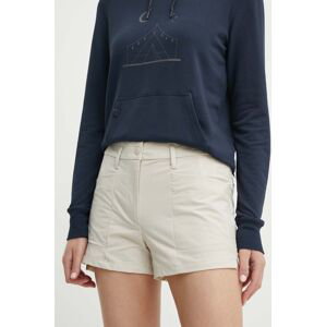 Outdoorové šortky Salewa Puez DST béžová barva, medium waist, 00-0000028315