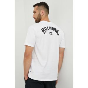Bavlněné tričko Billabong bílá barva, s potiskem, C1SS65BIP2