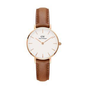 Hodinky Daniel Wellington Petite 28 Durham oranžová barva