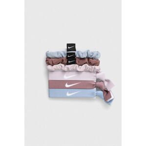 Vlasové gumičky Nike 6-pack béžová barva