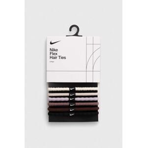 Čelenka do vlasů Nike 6-pack bílá barva